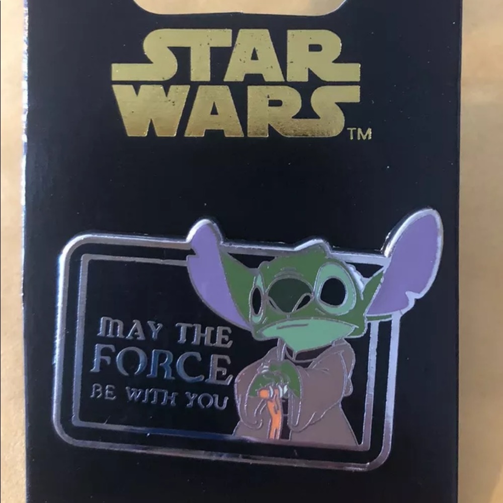 Disney Stitch Pin Yoda Star Wars Stitch Pin Lilo And May The Force Be With You